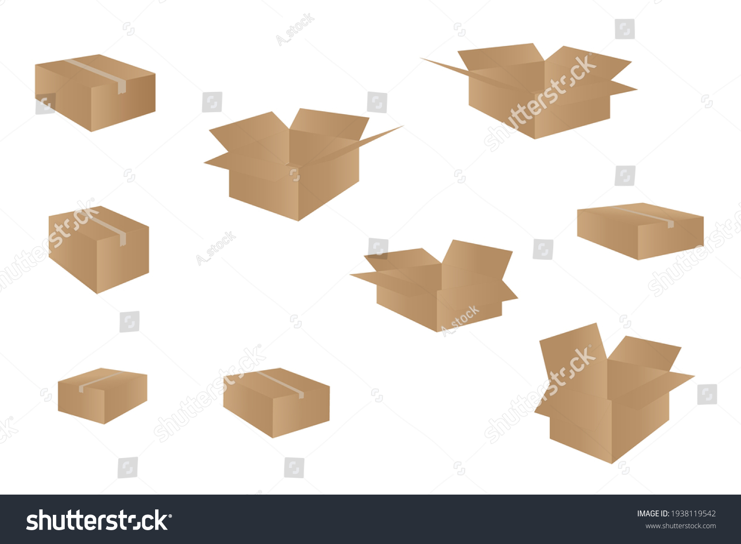 642,277 Shipping box Images, Stock Photos & Vectors | Shutterstock