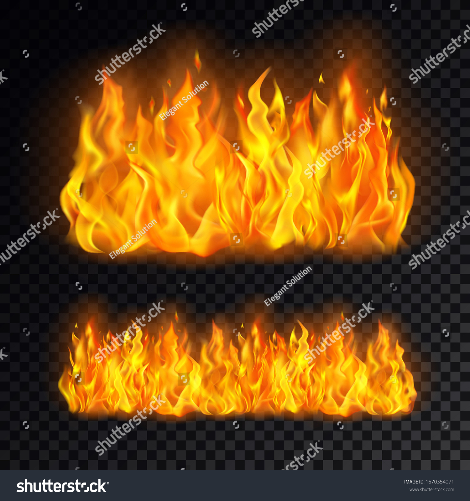 透明な背景にリアルな漫画の火 キャンプファイア 炎と燃焼のアイコン 熱や燃えやすい絵文字用のベクターイラスト 火の玉 危険と危険のテーマ のベクター画像素材 ロイヤリティフリー
