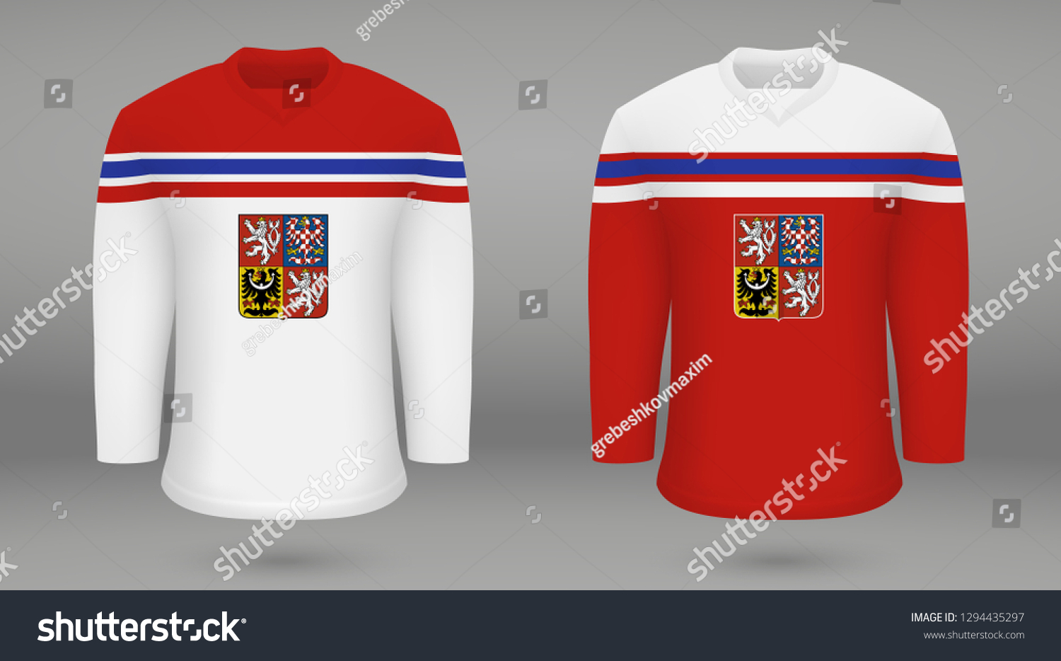team czech republic hockey jersey