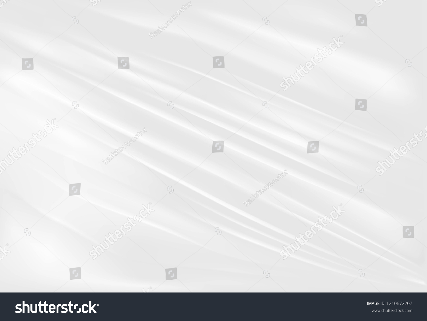 Realistic Plastic Warp Film Vector Illustration Stock Vector (Royalty ...