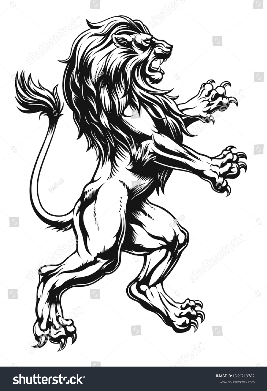 16,647 Illustration heraldic lion Images, Stock Photos & Vectors ...