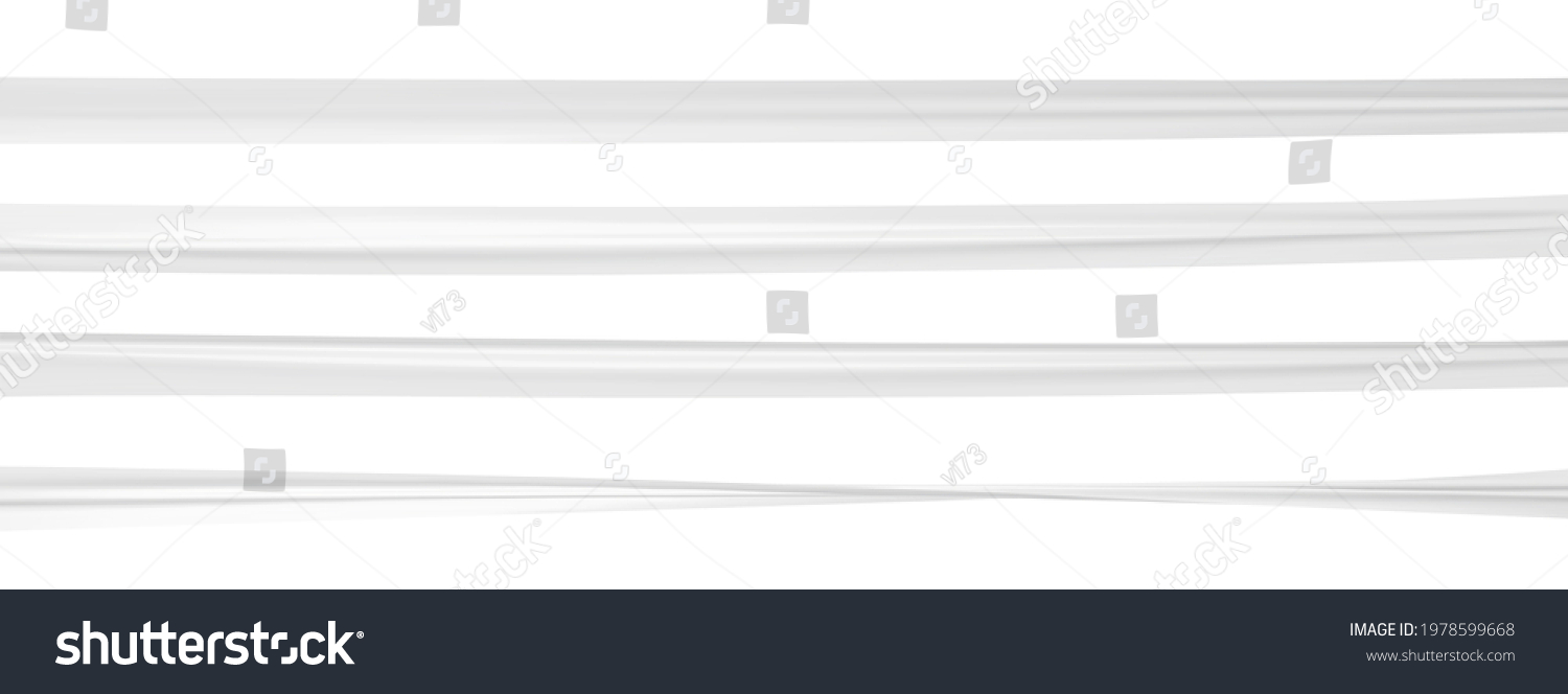 SVG of Realistic twisted and wrinkled white tape. Vector ribbon mockup svg