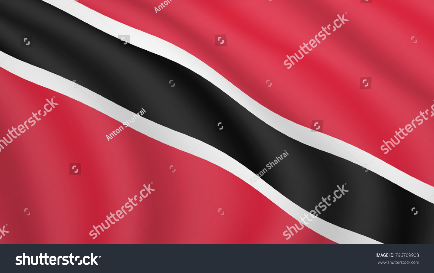 Realistic Waving Flag Trinidad Tobago Current Stock Vector Royalty Free 796709908 Shutterstock 9736