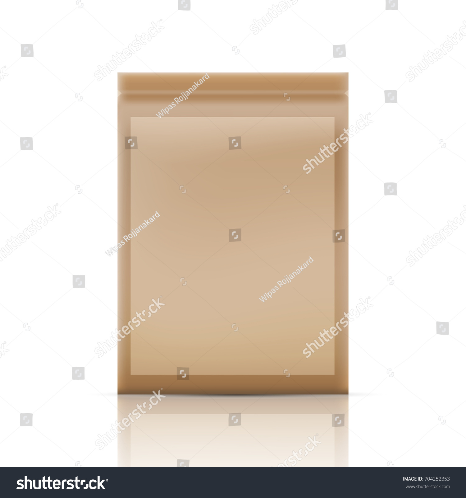 Recycle Brown Paper Bag Stock Vector Royalty Free 704252353