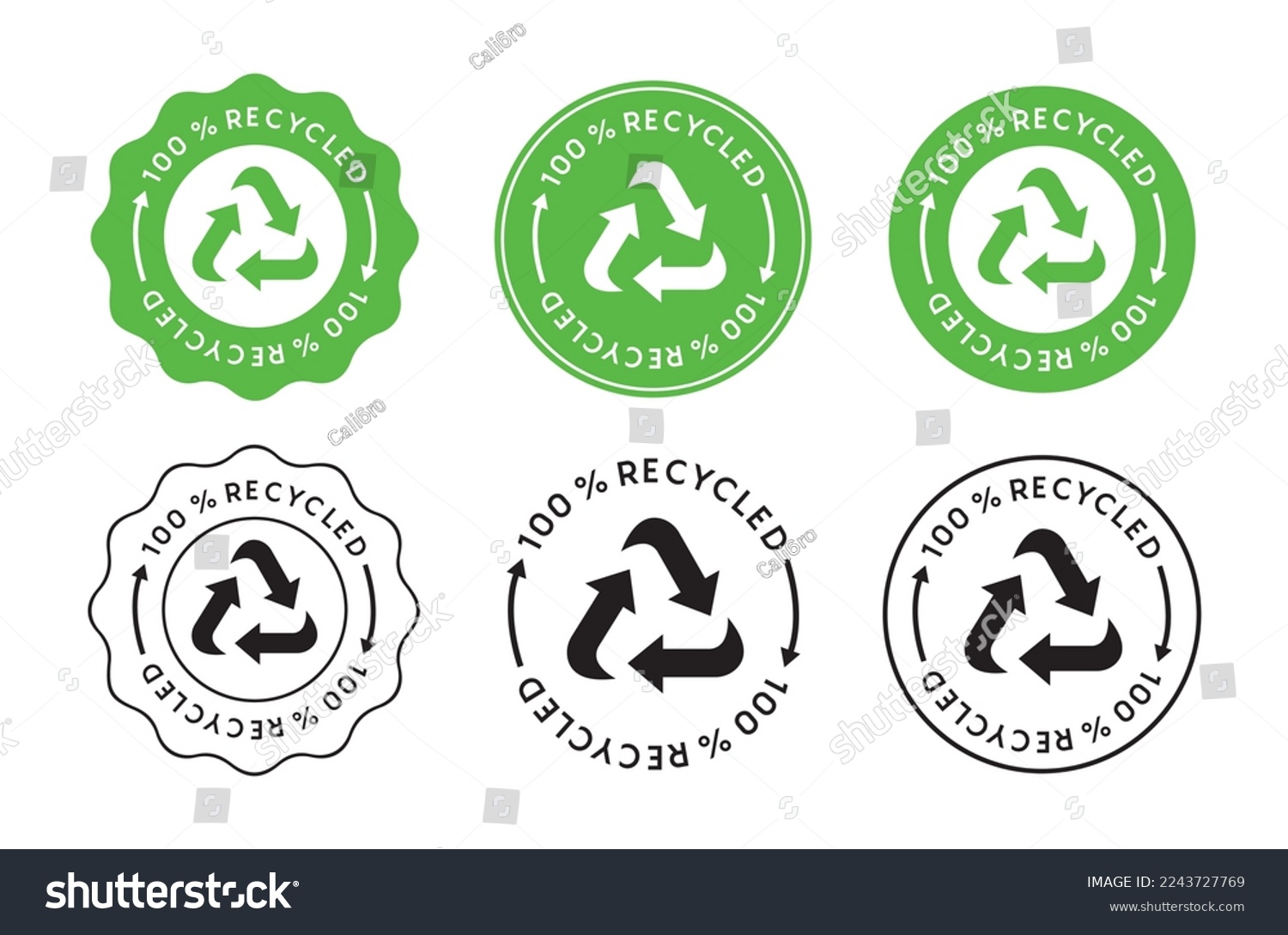 SVG of Recycle Reuse Reduce Icon. 100% Biodegradable Recycled Vector Sign. Package eco packet logo. 10 EPS. svg