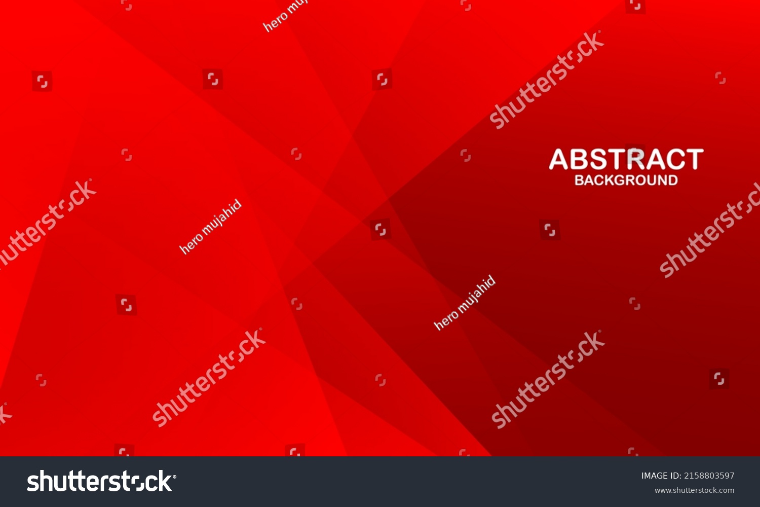 Red Abstract Geometric Background Vector Illustration Stock Vector