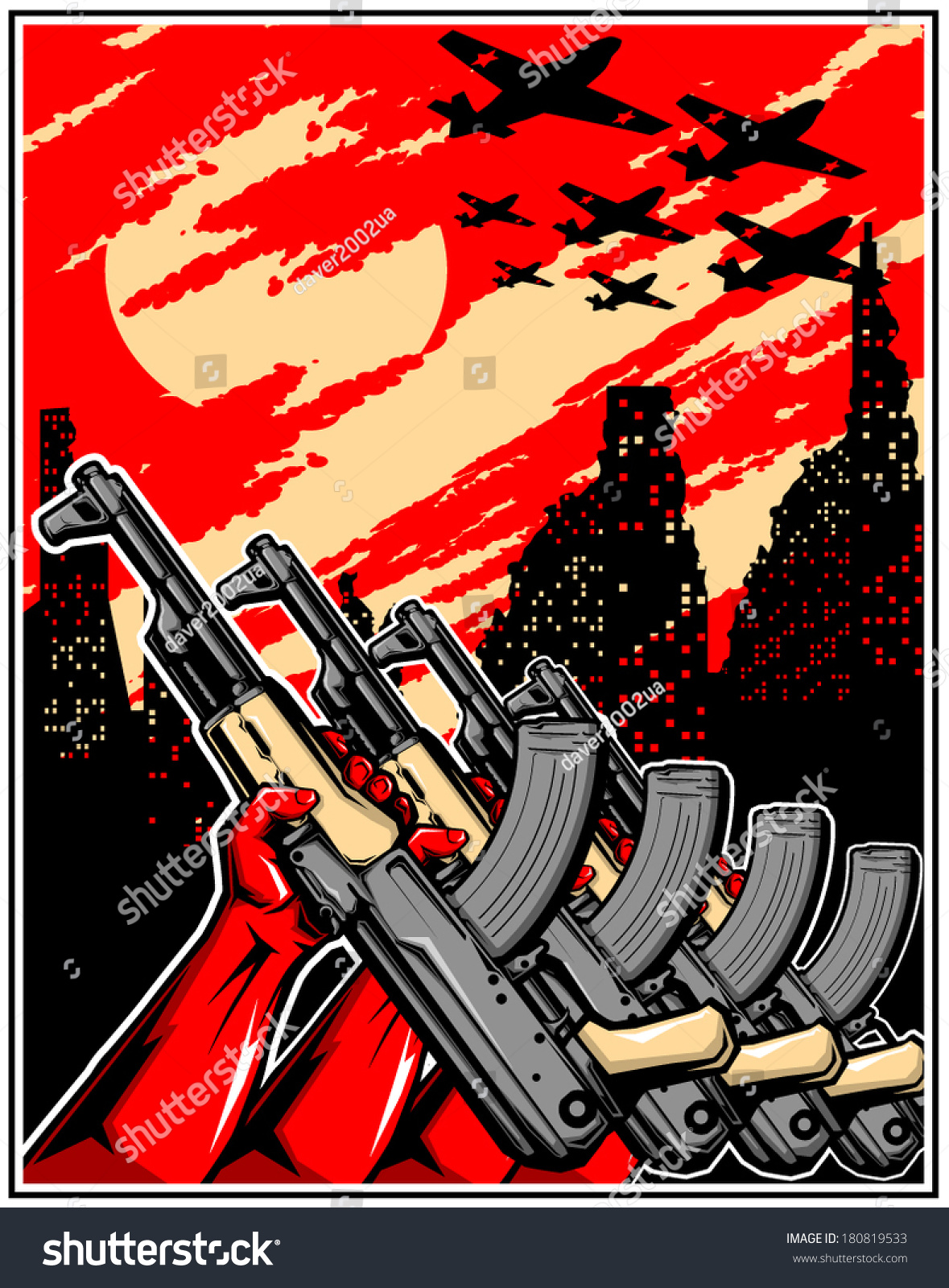 Red Alert Stock Vector (Royalty Free) 180819533