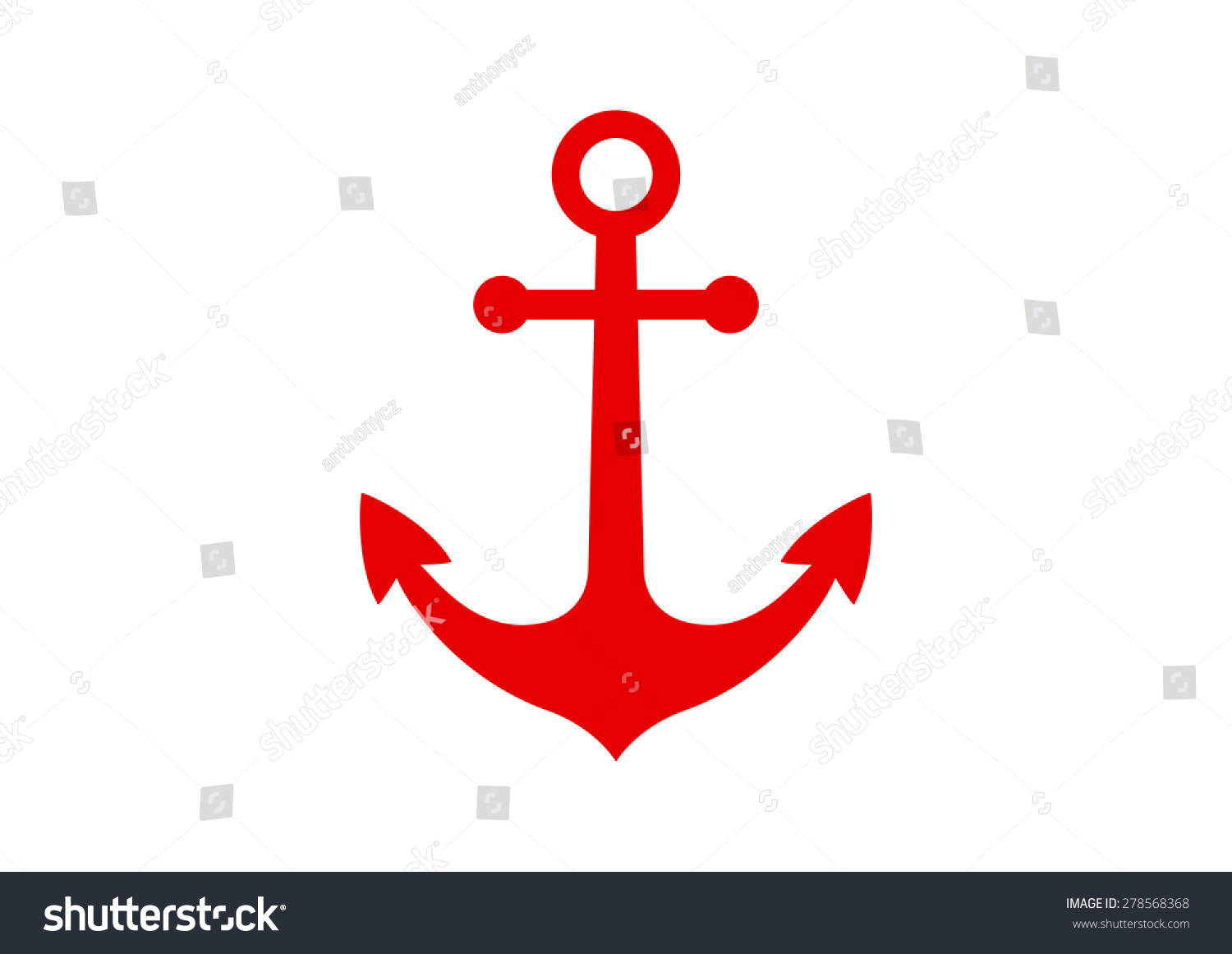 Red anchor Images, Stock Photos &amp; Vectors | Shutterstock