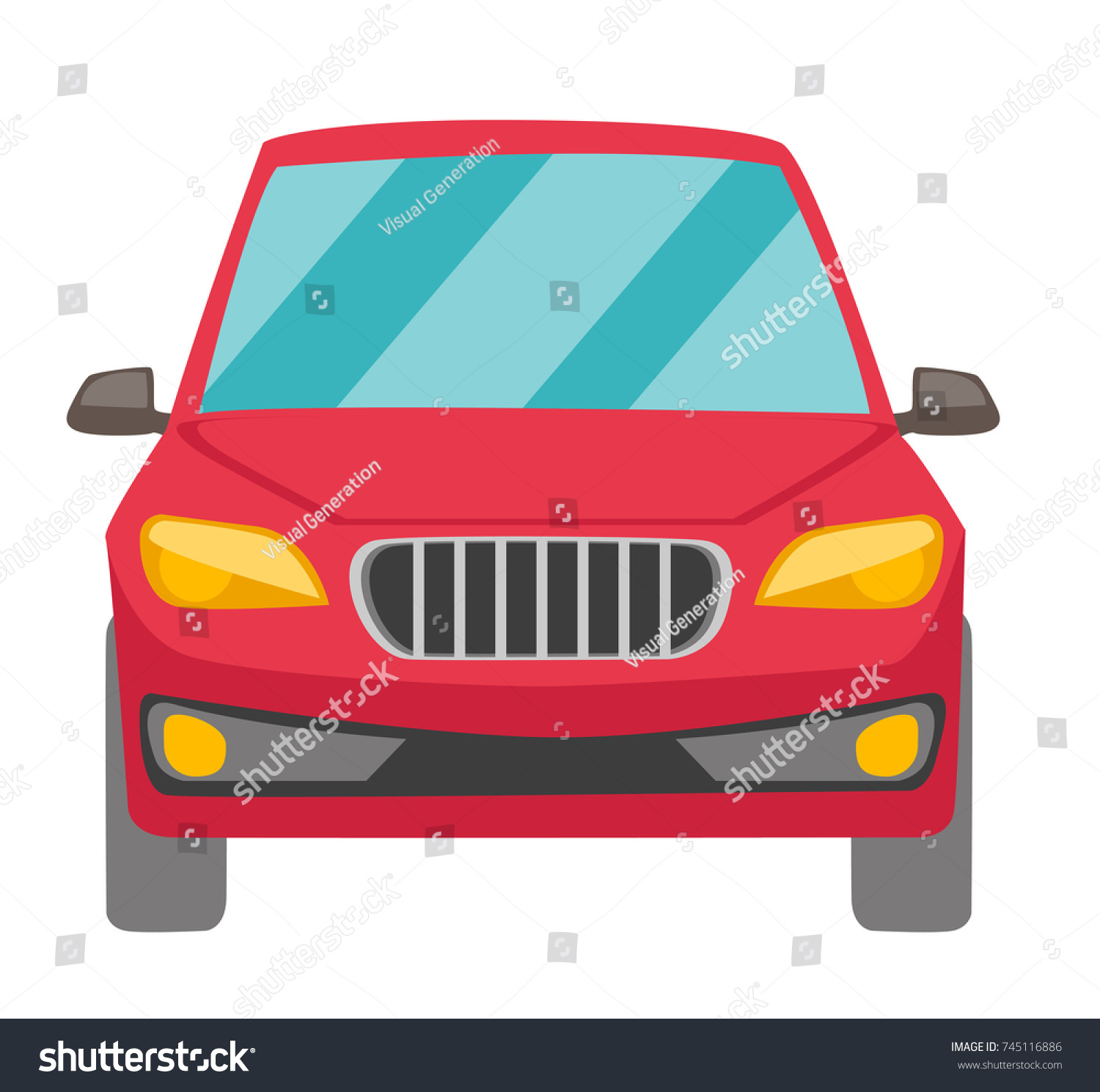 20,650 Car cartoon front Images, Stock Photos & Vectors | Shutterstock