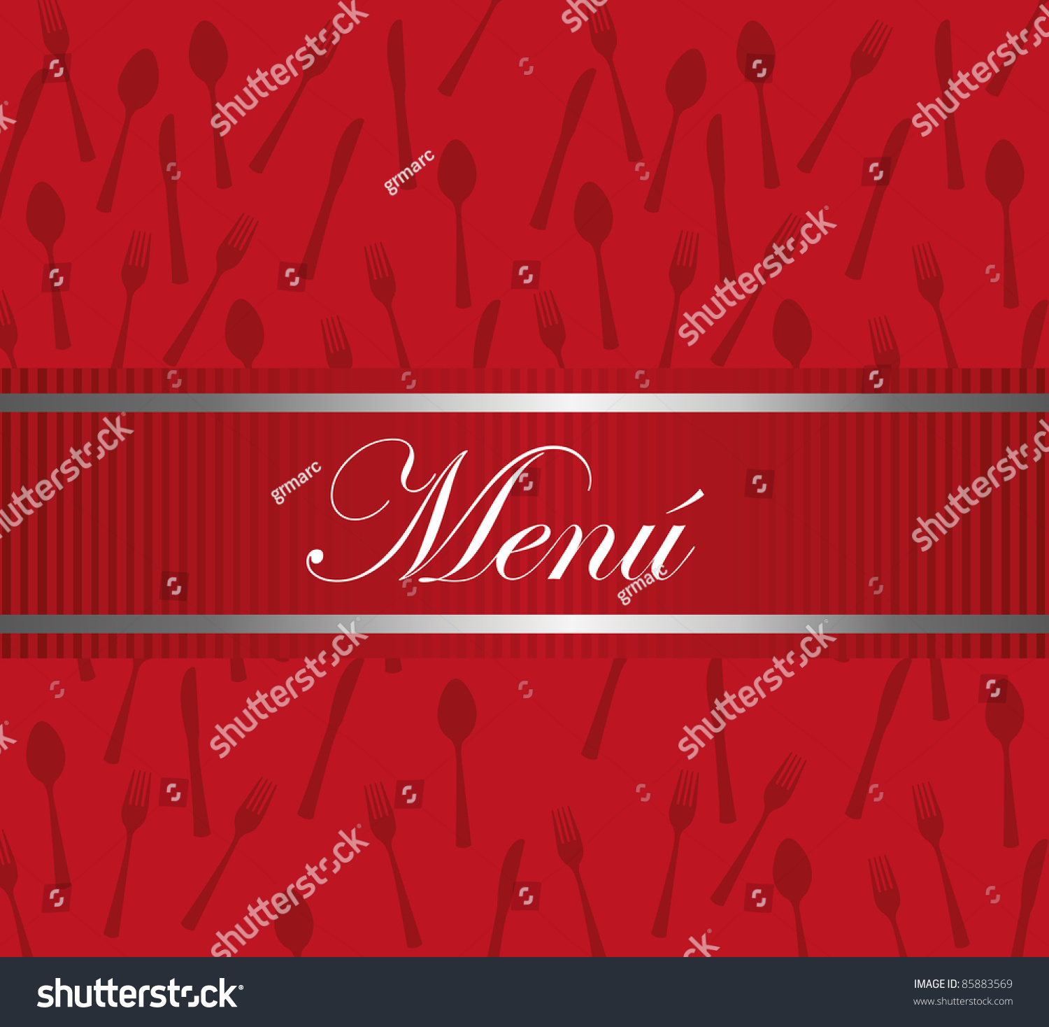 red carte restaurant design cutlery background stock vector red carte restaurant design cutlery background stock vector