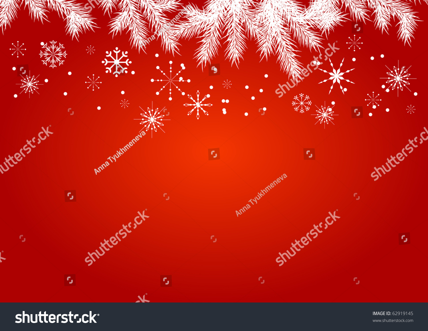 Red Christmas Background Stock Vector Illustration 62919145 : Shutterstock