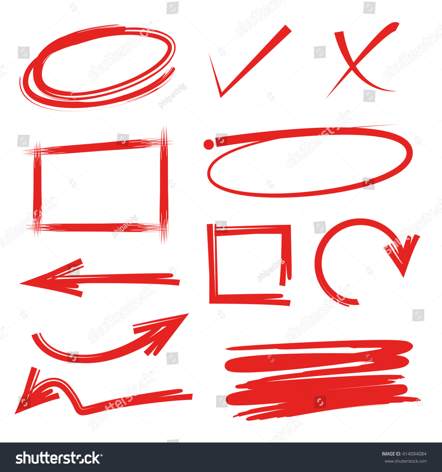 red circle marker highlighter