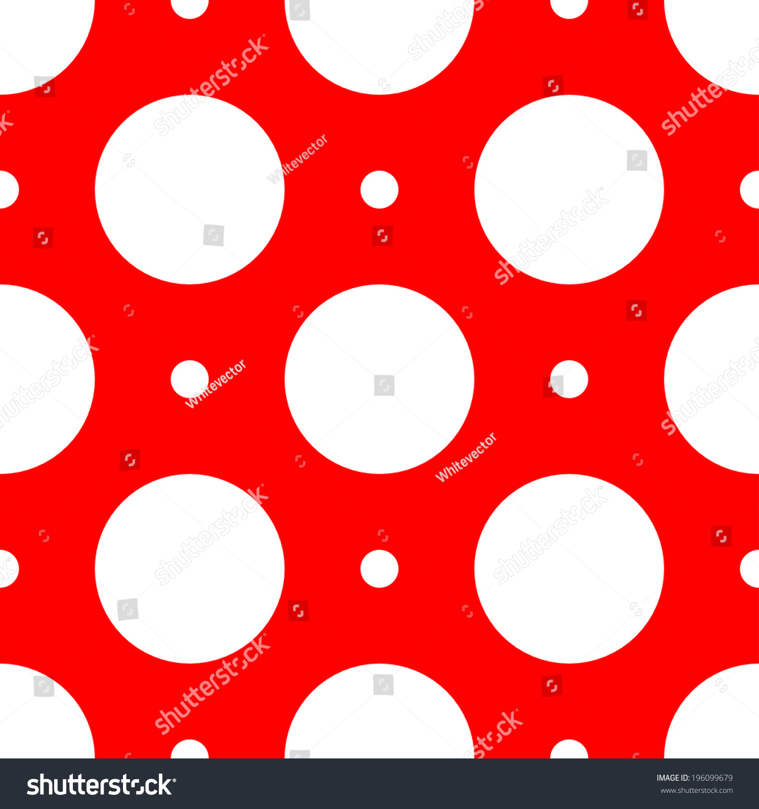 Red Dots Stock Vector 196099679 : Shutterstock