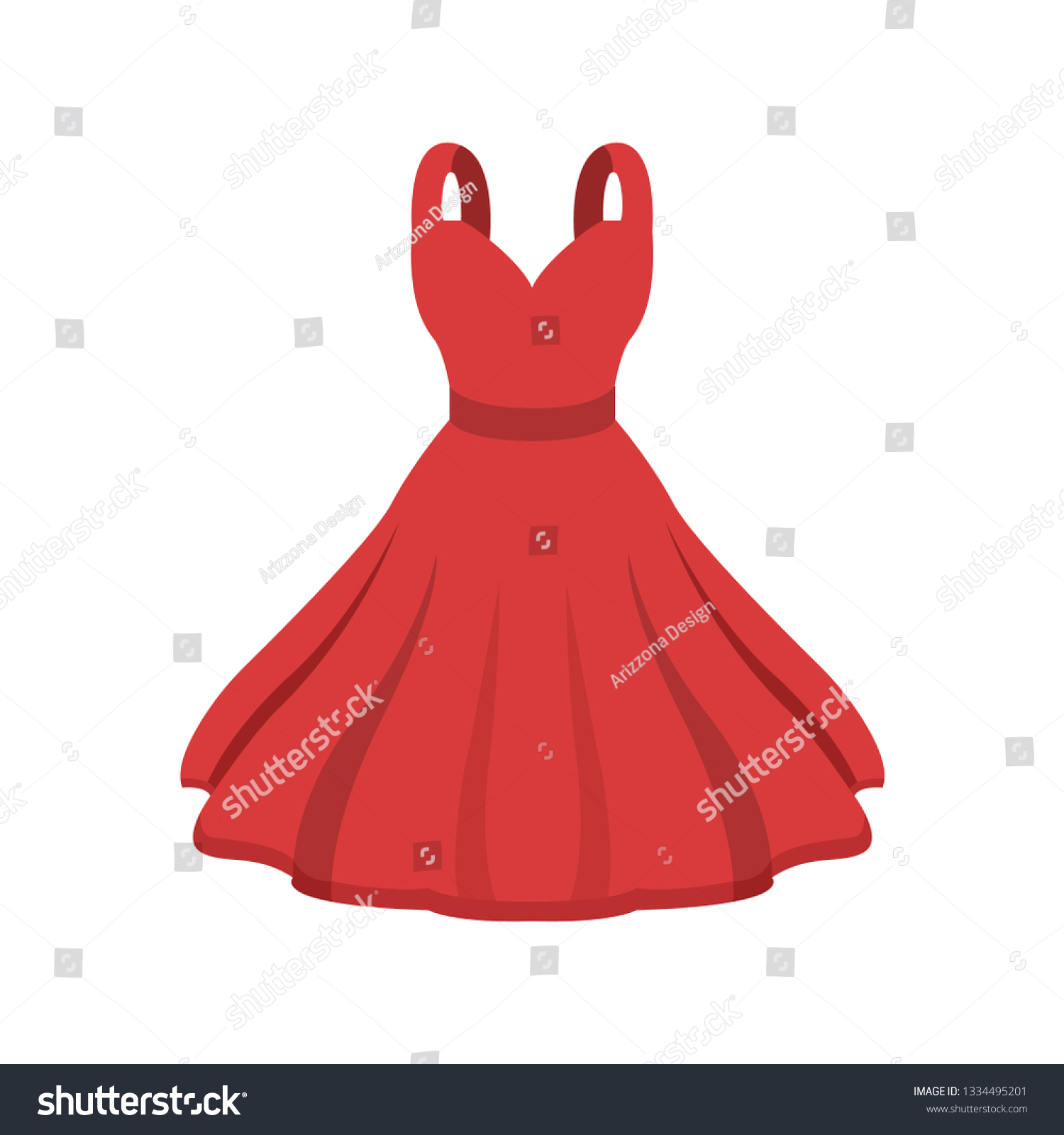 Red Dress Emoji 1334495201