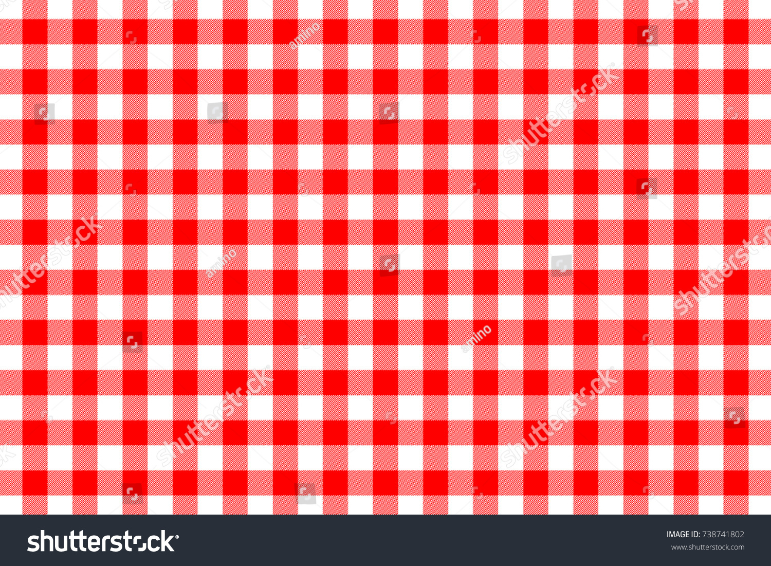 Red Gingham Pattern Texture Rhombussquares Plaid Stock Vector (Royalty ...