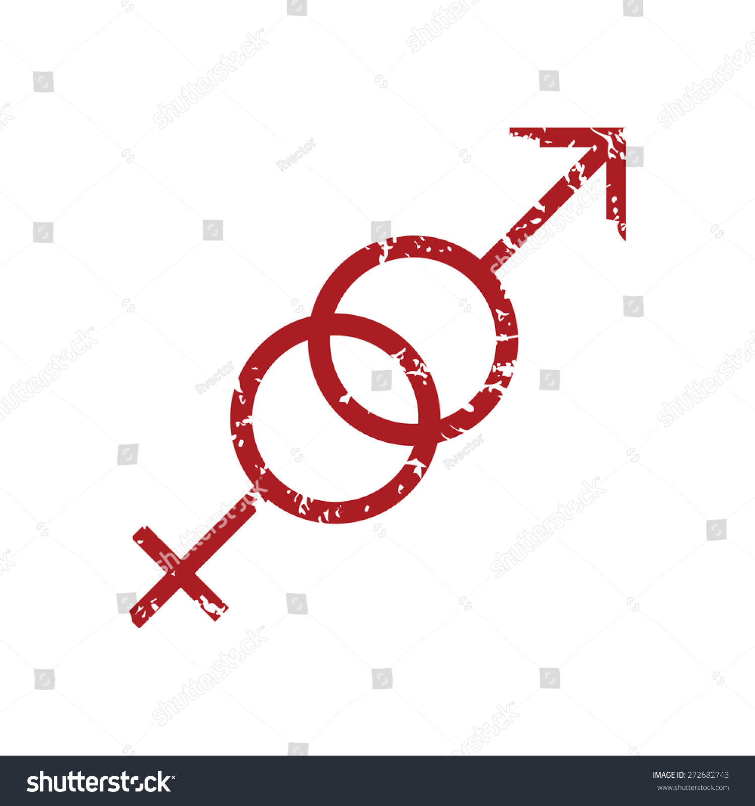 Red Grunge Sex Logo On White Stock Vector Royalty Free 272682743 Shutterstock