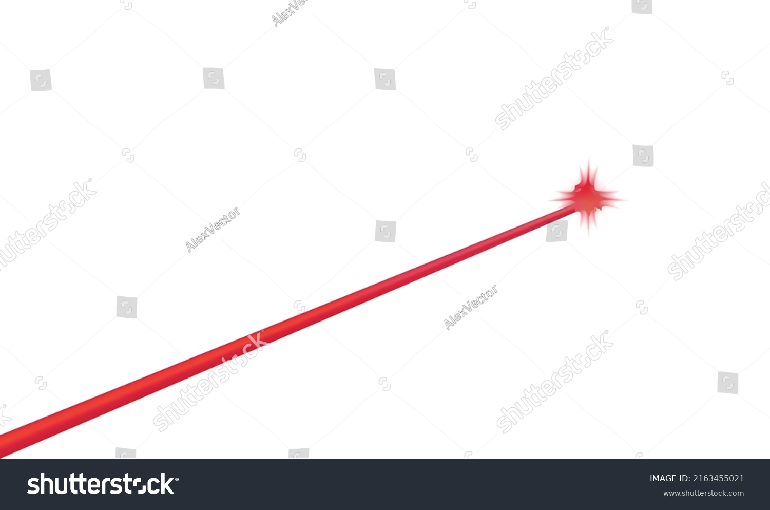 Red Laser Beam Energy Weapon Target Stock Vector (Royalty Free ...