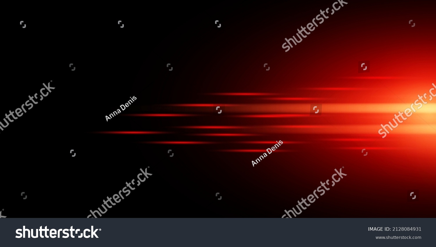 Red Lines Rays Film Texture Background Stock Vector (Royalty Free ...