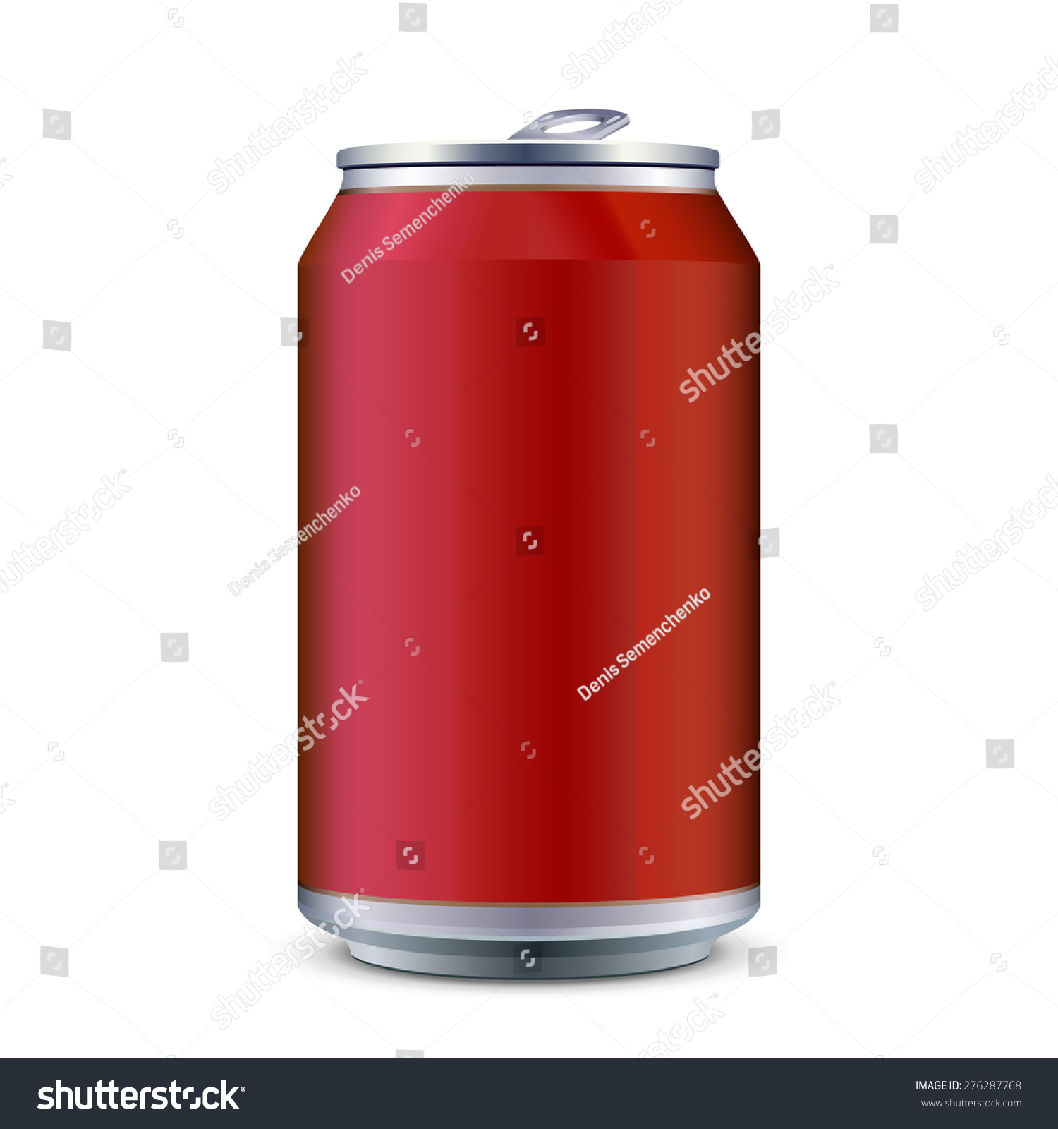 SVG of Red Metal Aluminum Beverage Drink Can 500ml. Ready For Your Design. Product Packing Vector EPS10  svg