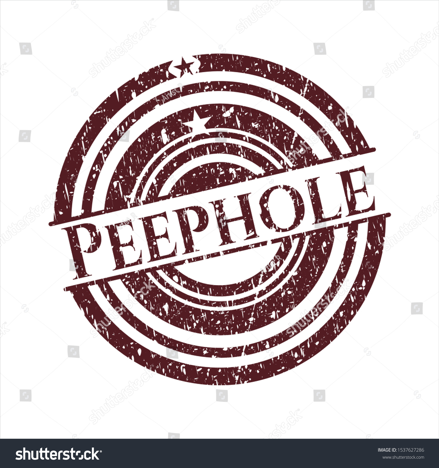 Red Peephole Distress Rubber Grunge Texture: Vector De Stock (libre De