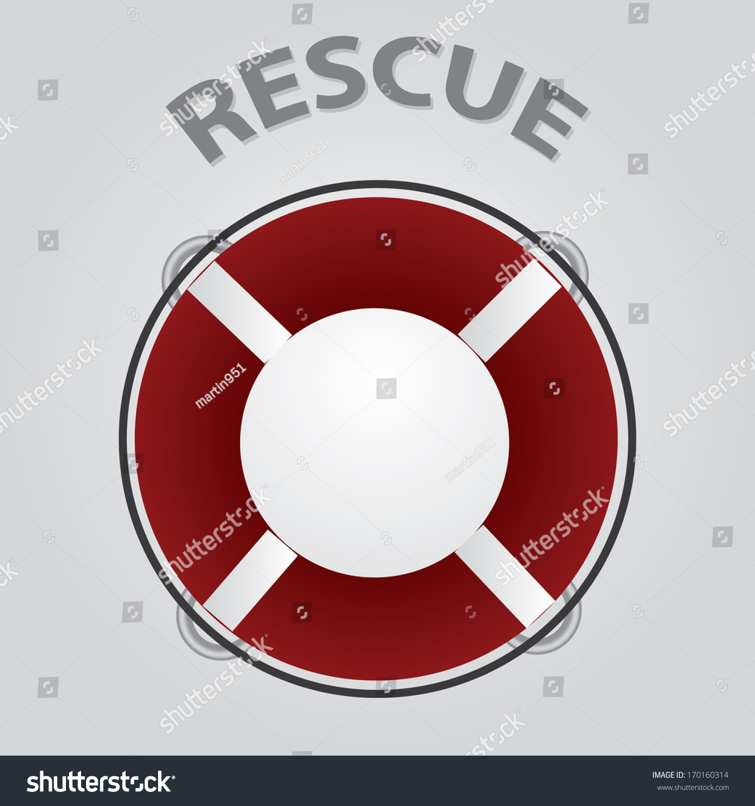 SVG of red rescue circle eps10 svg