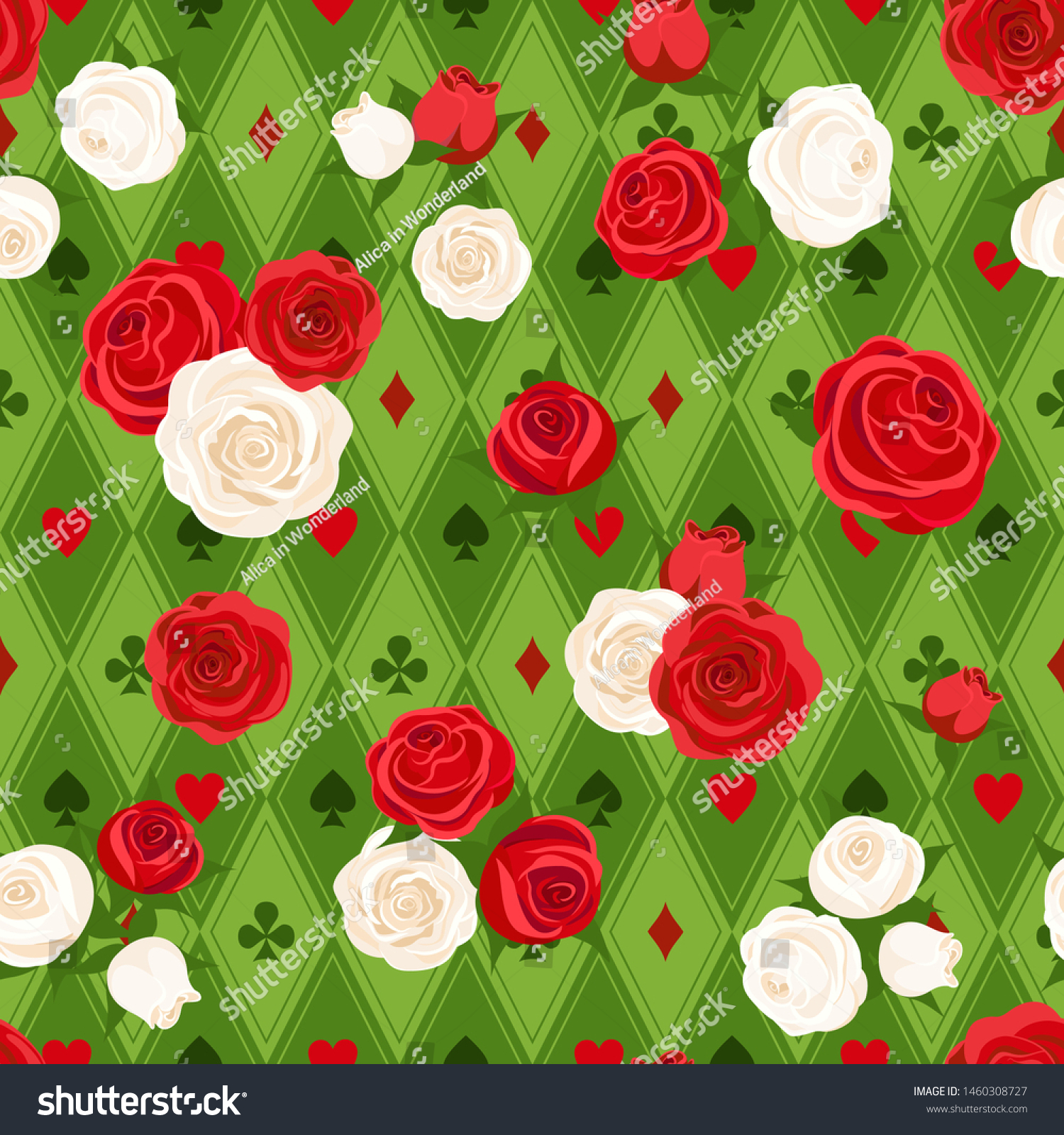 Red Roses White Roses On Chess Stock Vector Royalty Free