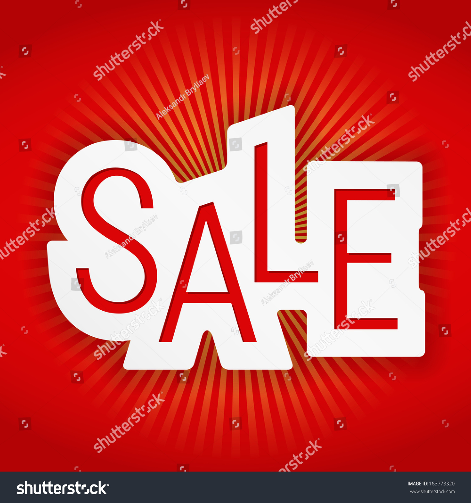 Red Sale Banner, Vector Eps10 Illustration - 163773320 : Shutterstock