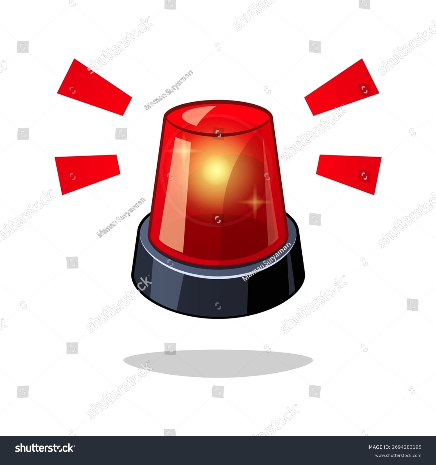 Siren clip art preview