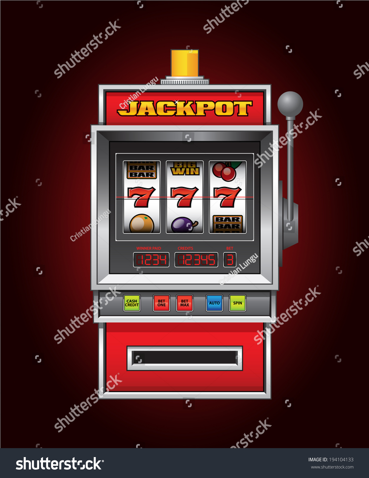 Casino machine vector free