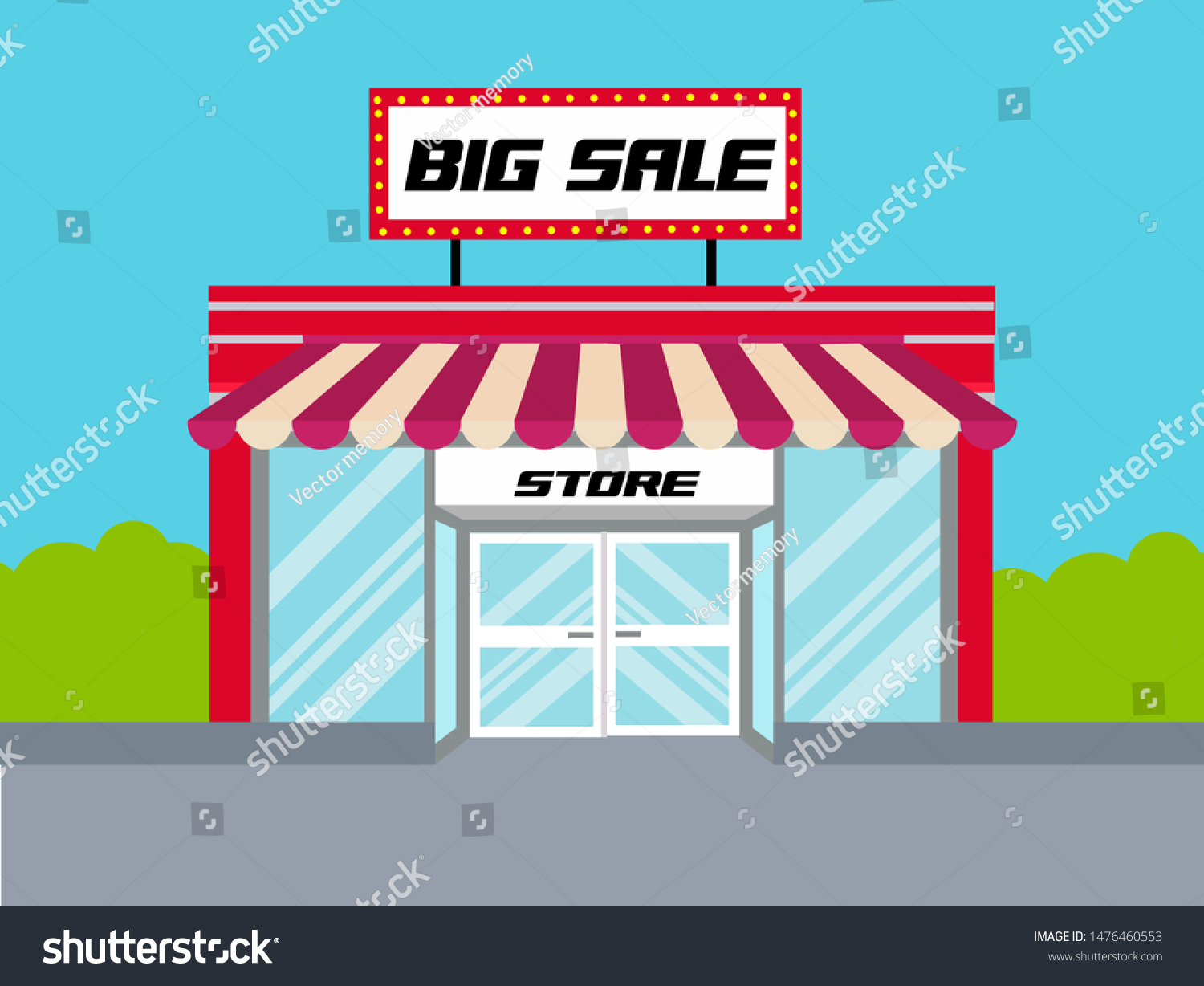 Big Red Store >> Red Store Design Color Geometric Shapes Arkistovektori Big Red Store >> Red Store Design Color Geometric Shapes Arkistovektori