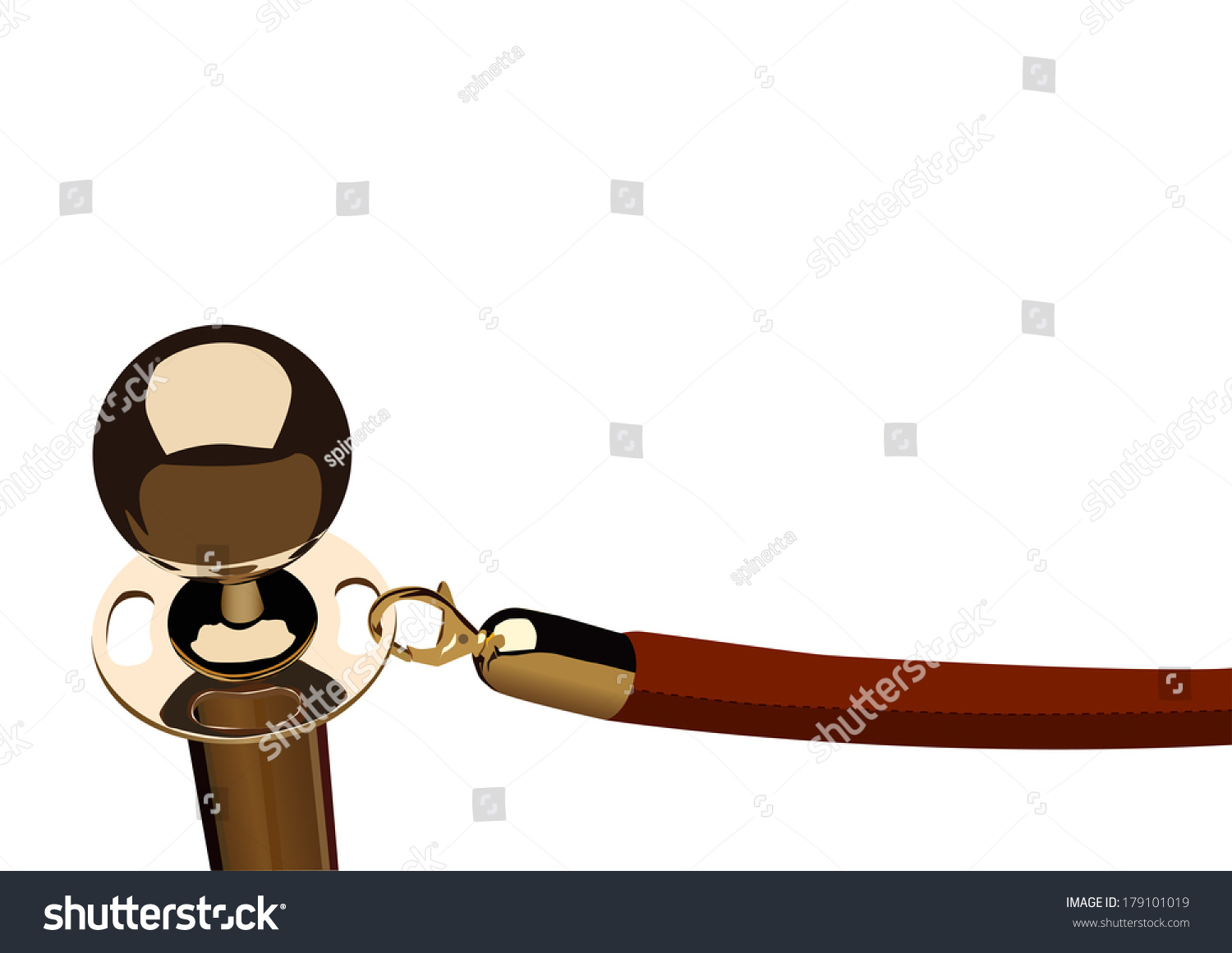 Red Velvet Rope Stock Vector (Royalty Free) 179101019 Shutterstock