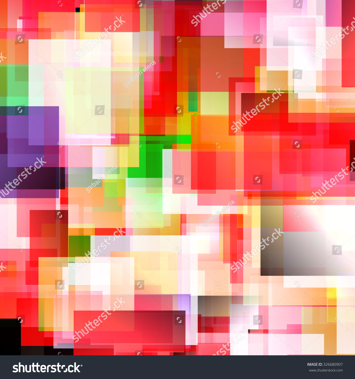 Red White Yellow Rectangle Polygon Background Stock Vector 326680907 ...