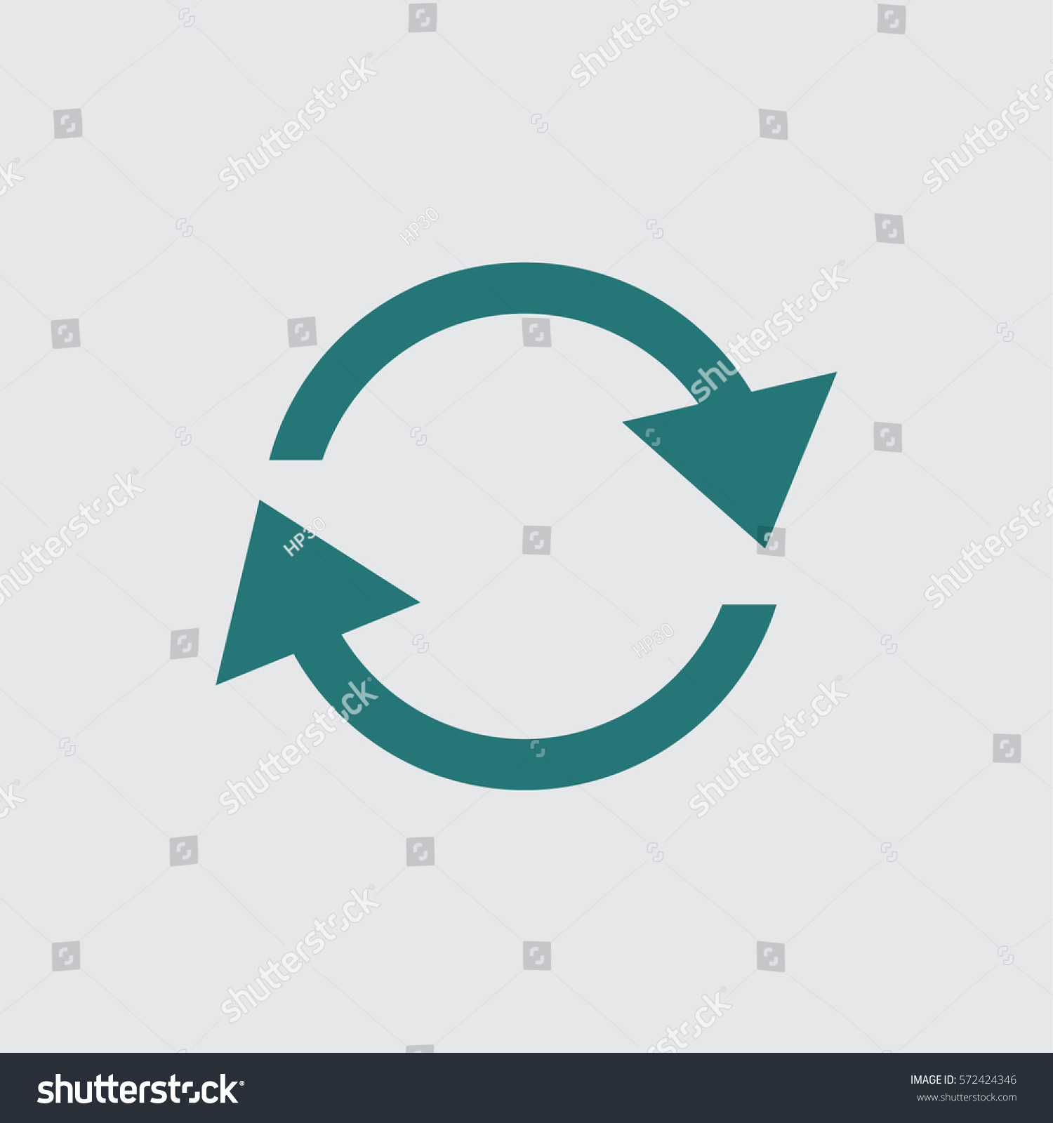 Refresh Cyclic Arrows Stock Vector (Royalty Free) 572424346