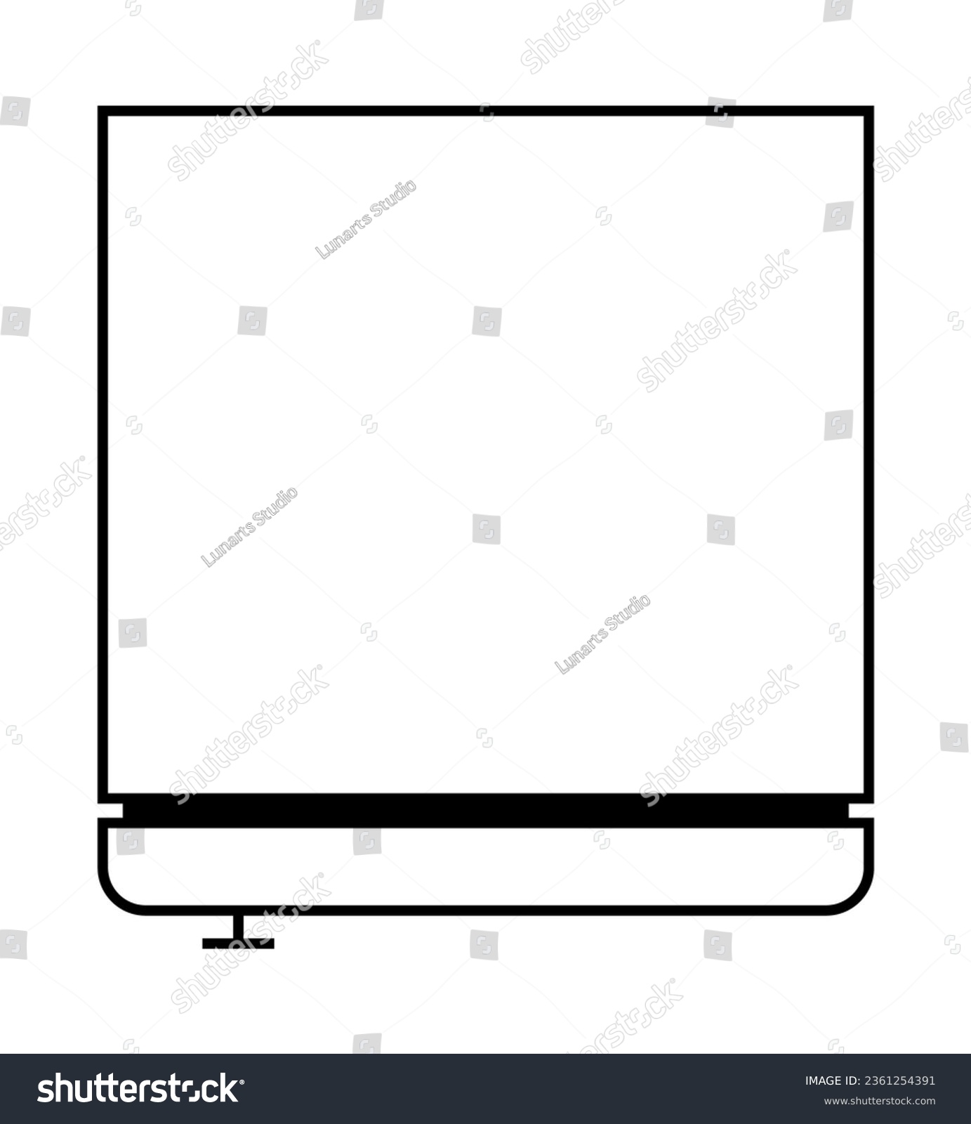 SVG of Refrigerator Top view vector illustration design. svg