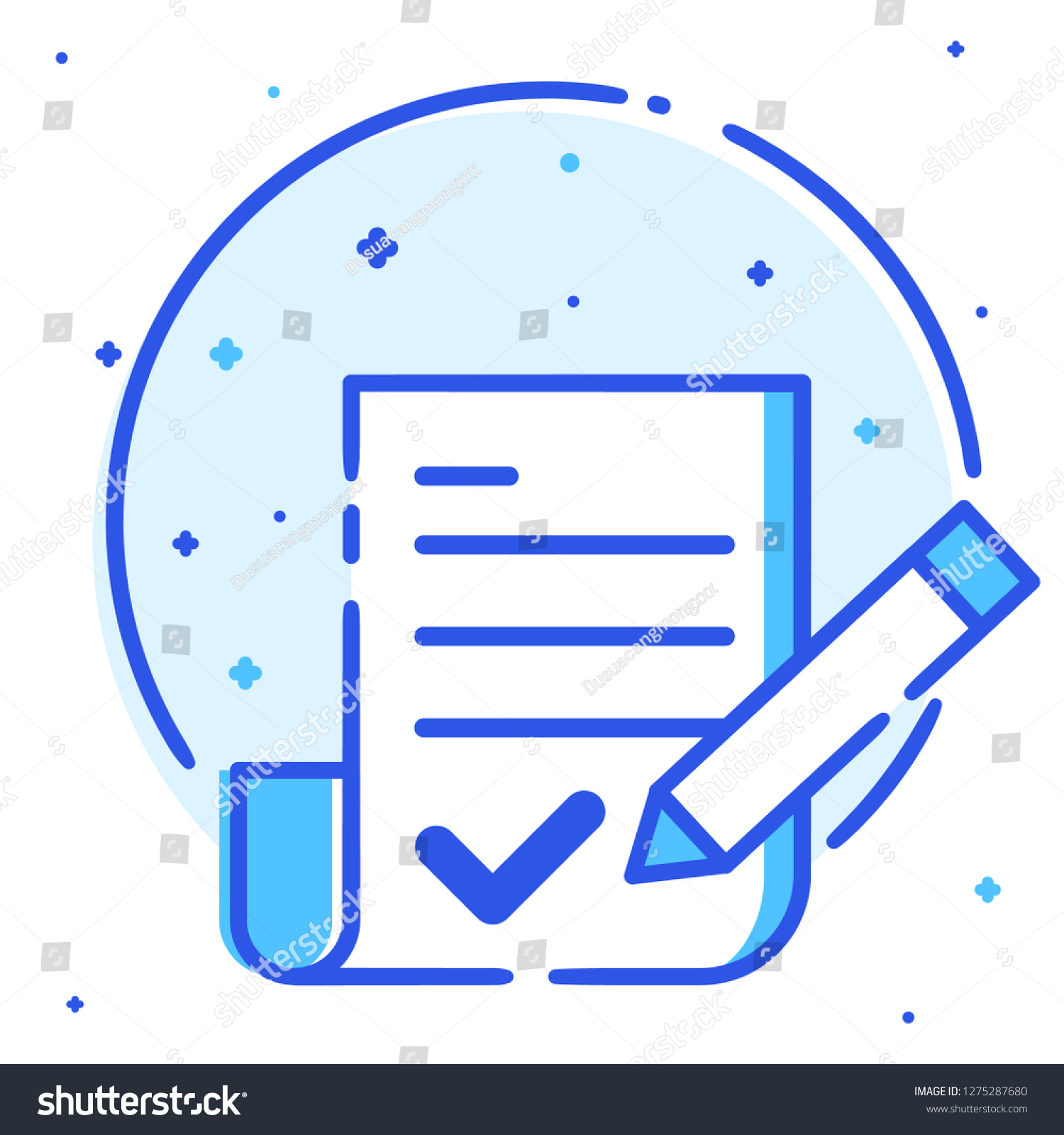 Register Icon Illustration Stock Vector Royalty Free