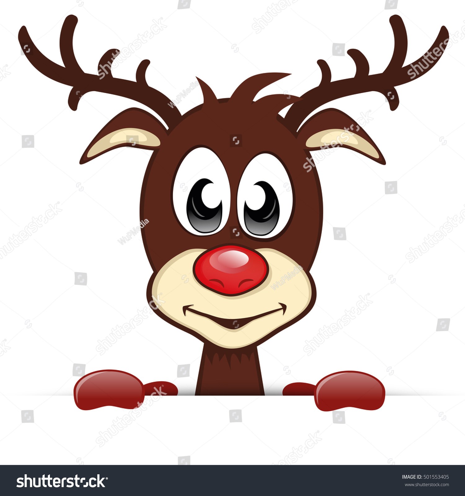 reindeer banner stock vector illustration 501553405 reindeer banner