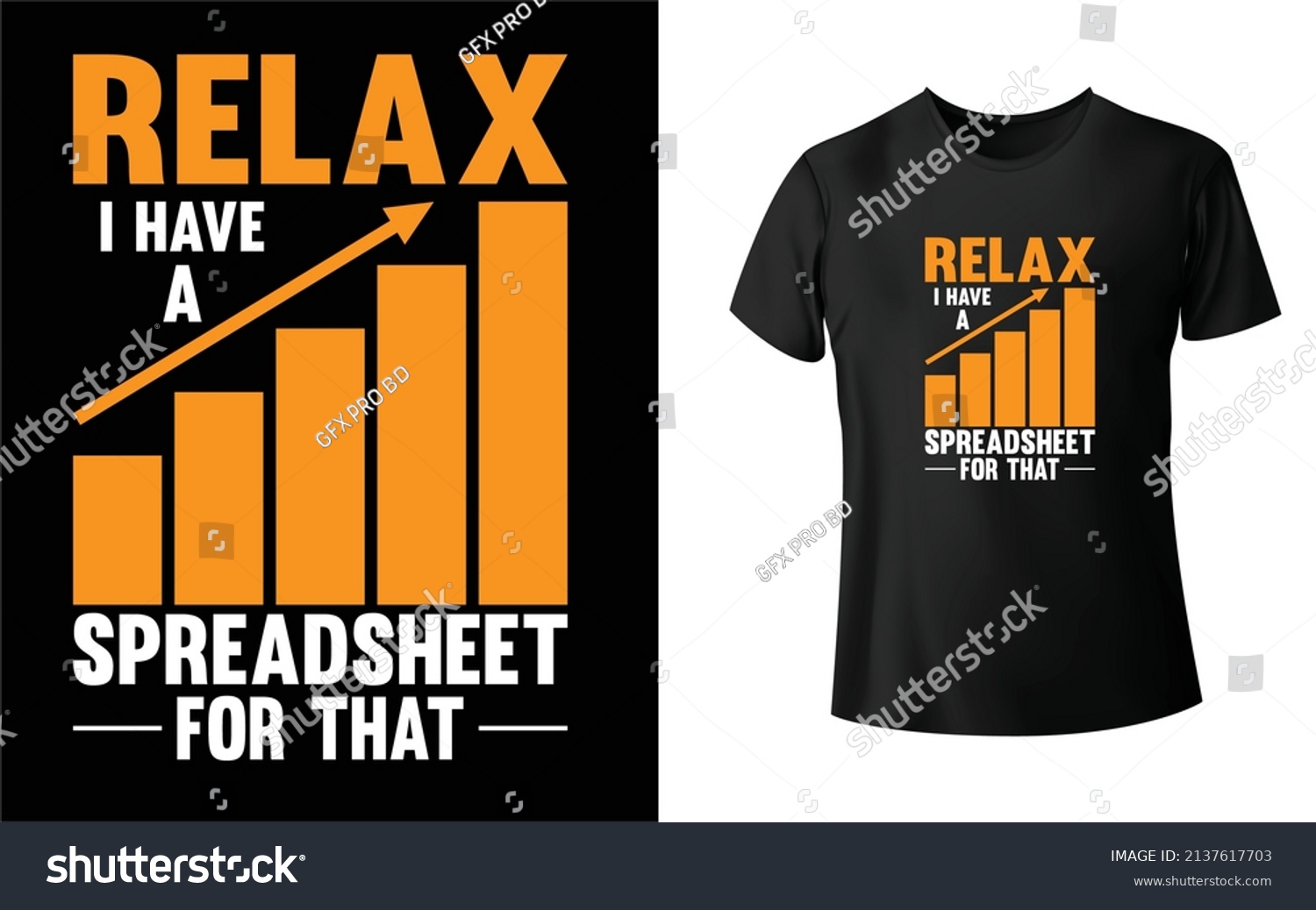 SVG of Relax I have a spreadsheet for that T-Shirt Design, Unique, And Colorful Tax T-Shirt Design. svg