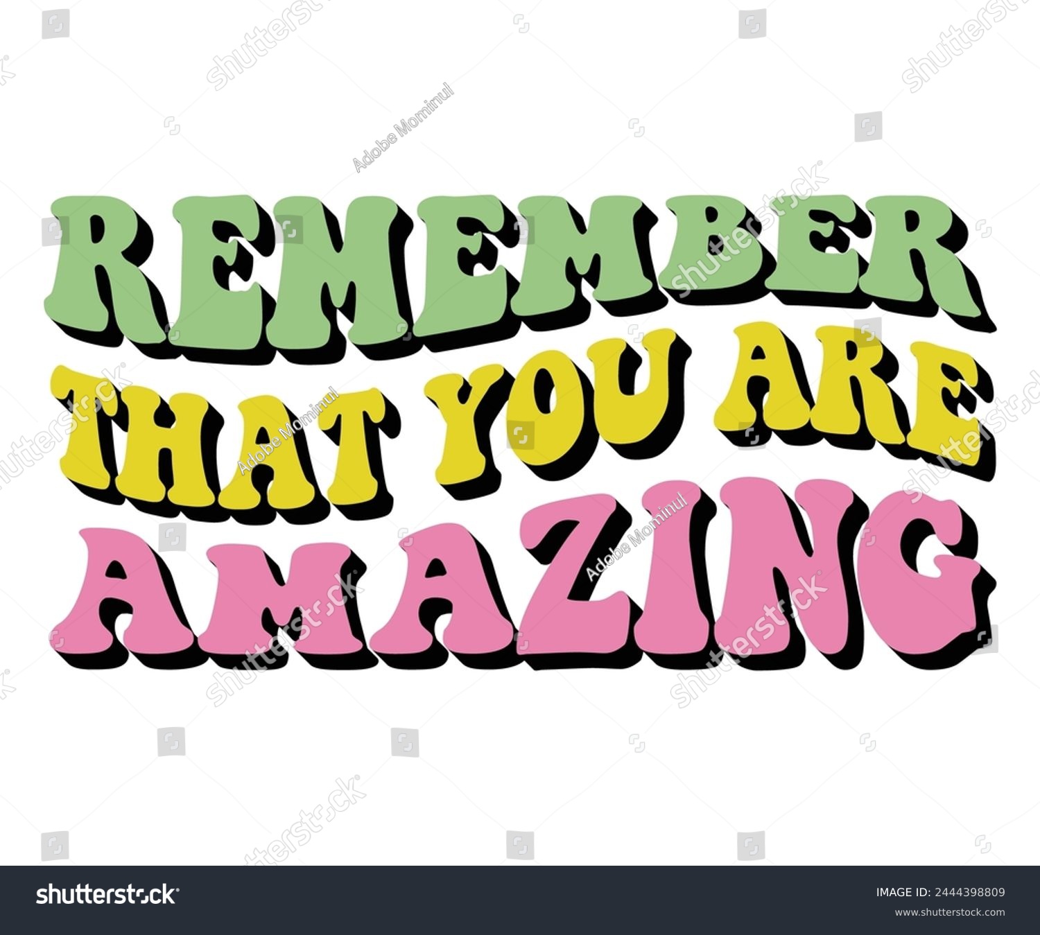 SVG of Remember that you are Amazing Retro,Mental Health Svg,Mental Health Awareness Svg,Anxiety Svg,Depression Svg,Funny Mental Health,Motivational Svg,Positive Svg,Cut File,Commercial Use svg