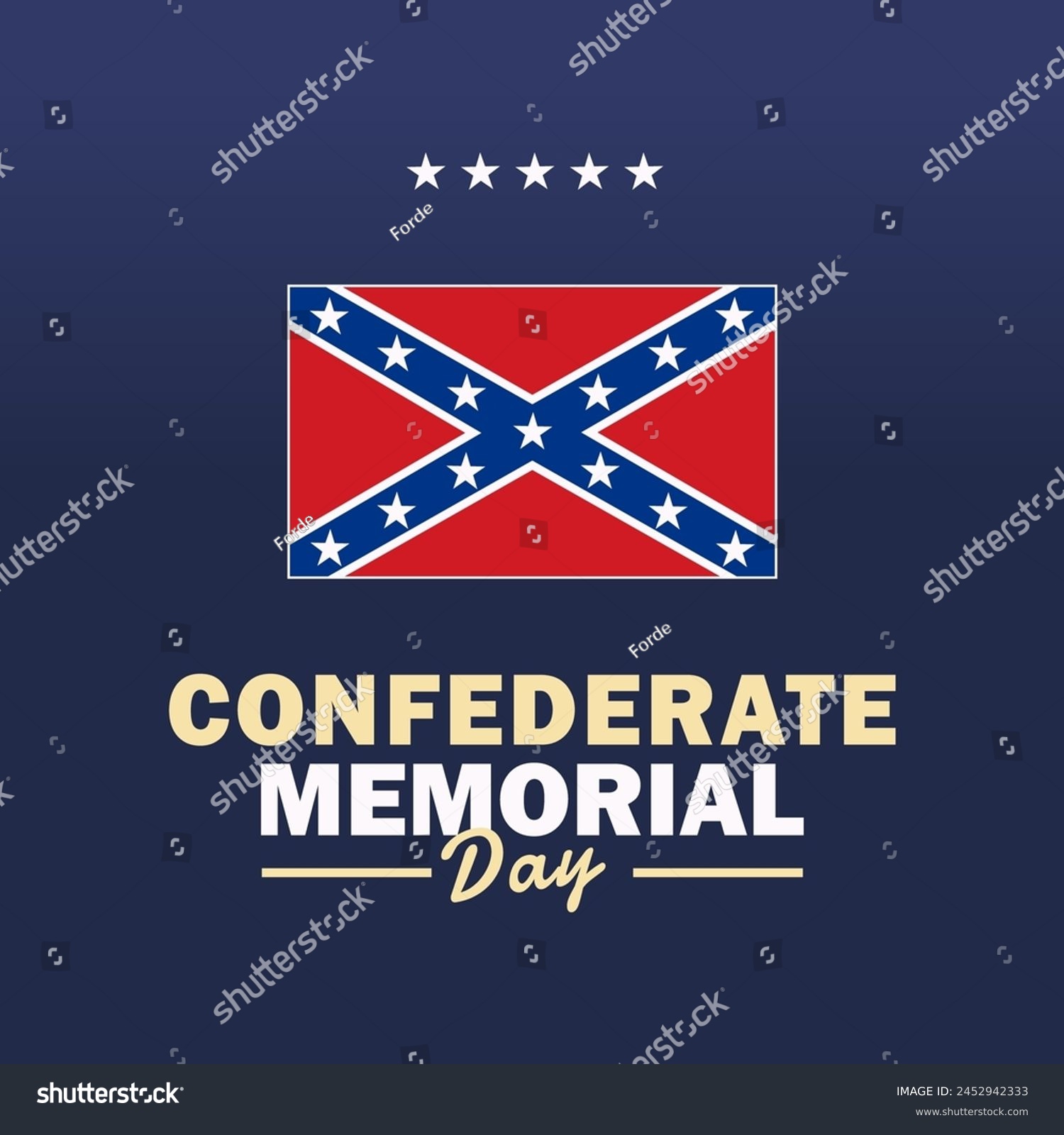 SVG of Remembering History Confederate Memorial Day Flag Design svg
