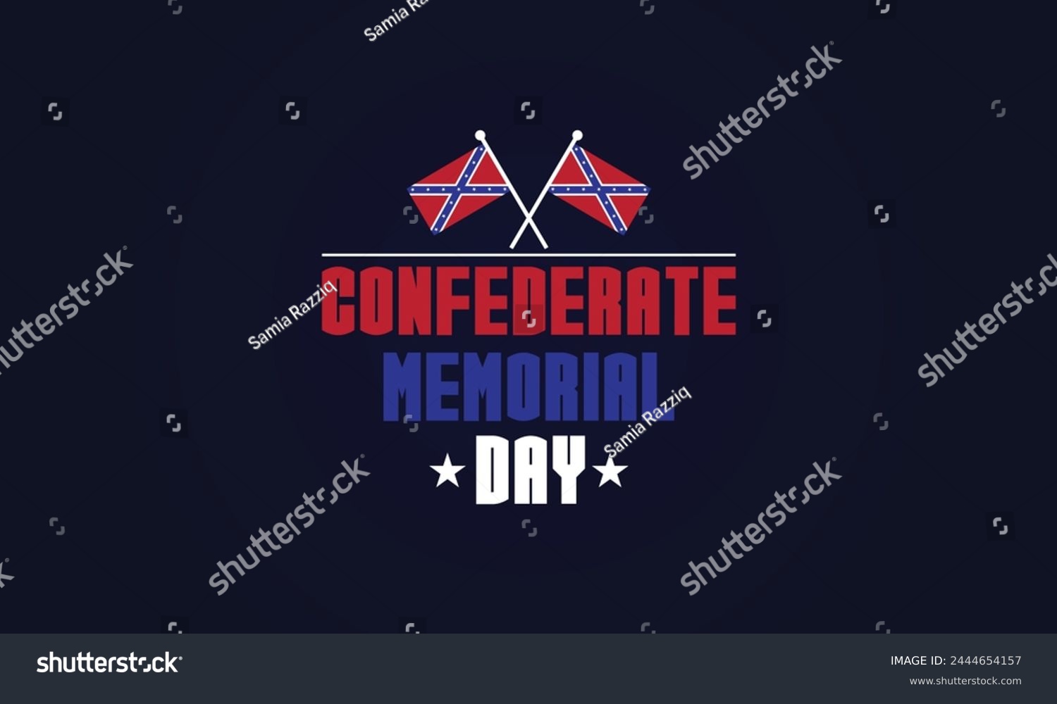 SVG of Remembering History Confederate Memorial Day Flag Design Inspiration svg