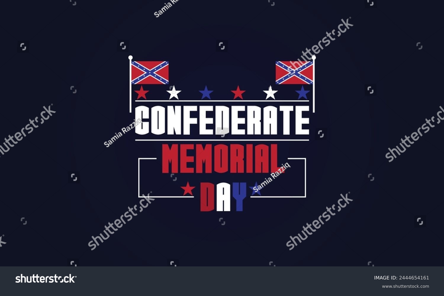 SVG of Remembering History Confederate Memorial Day Flag Design Inspiration svg