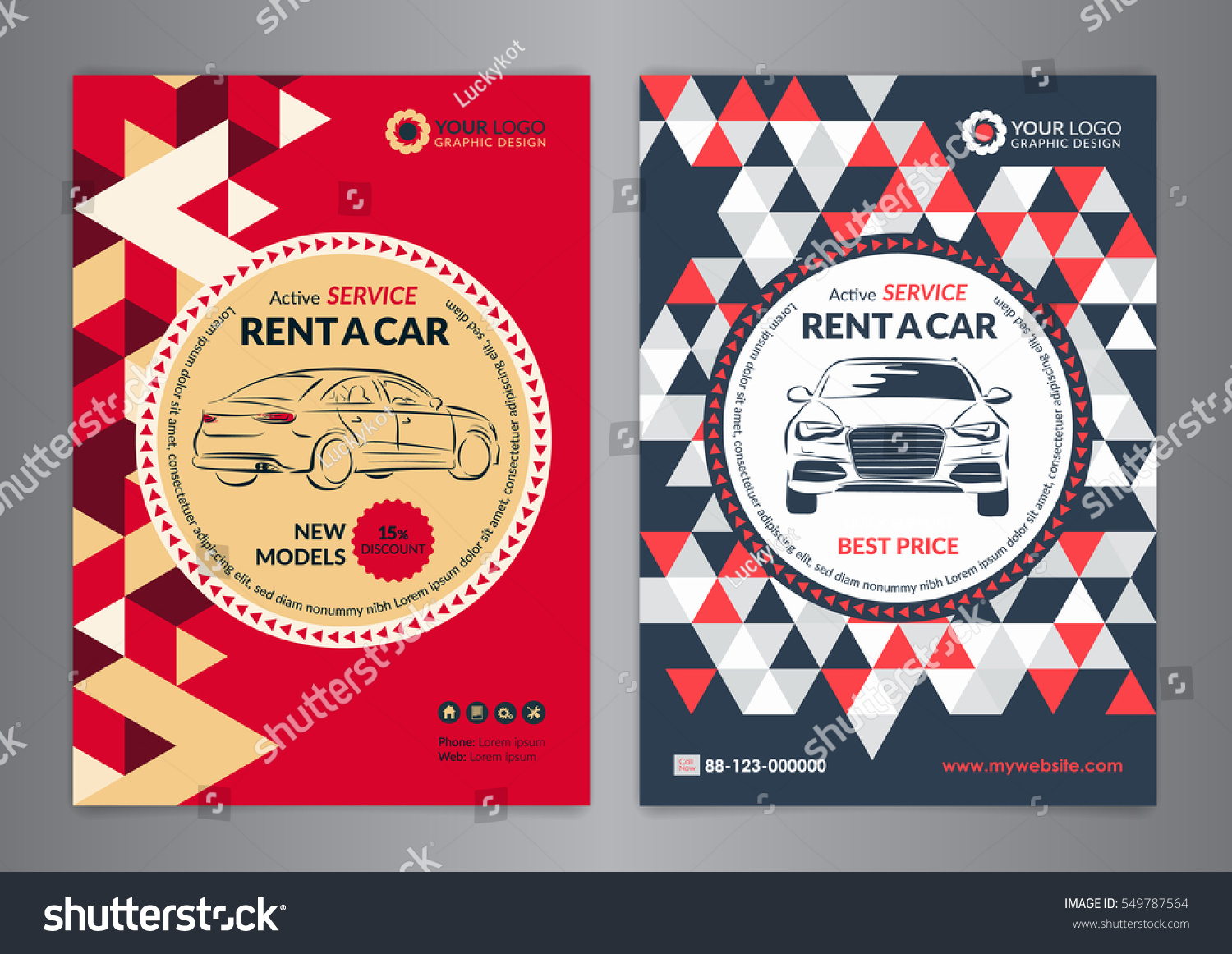 Rent A Car PSD Flyer Template #25690 - Styleflyers Car rental flyer template
