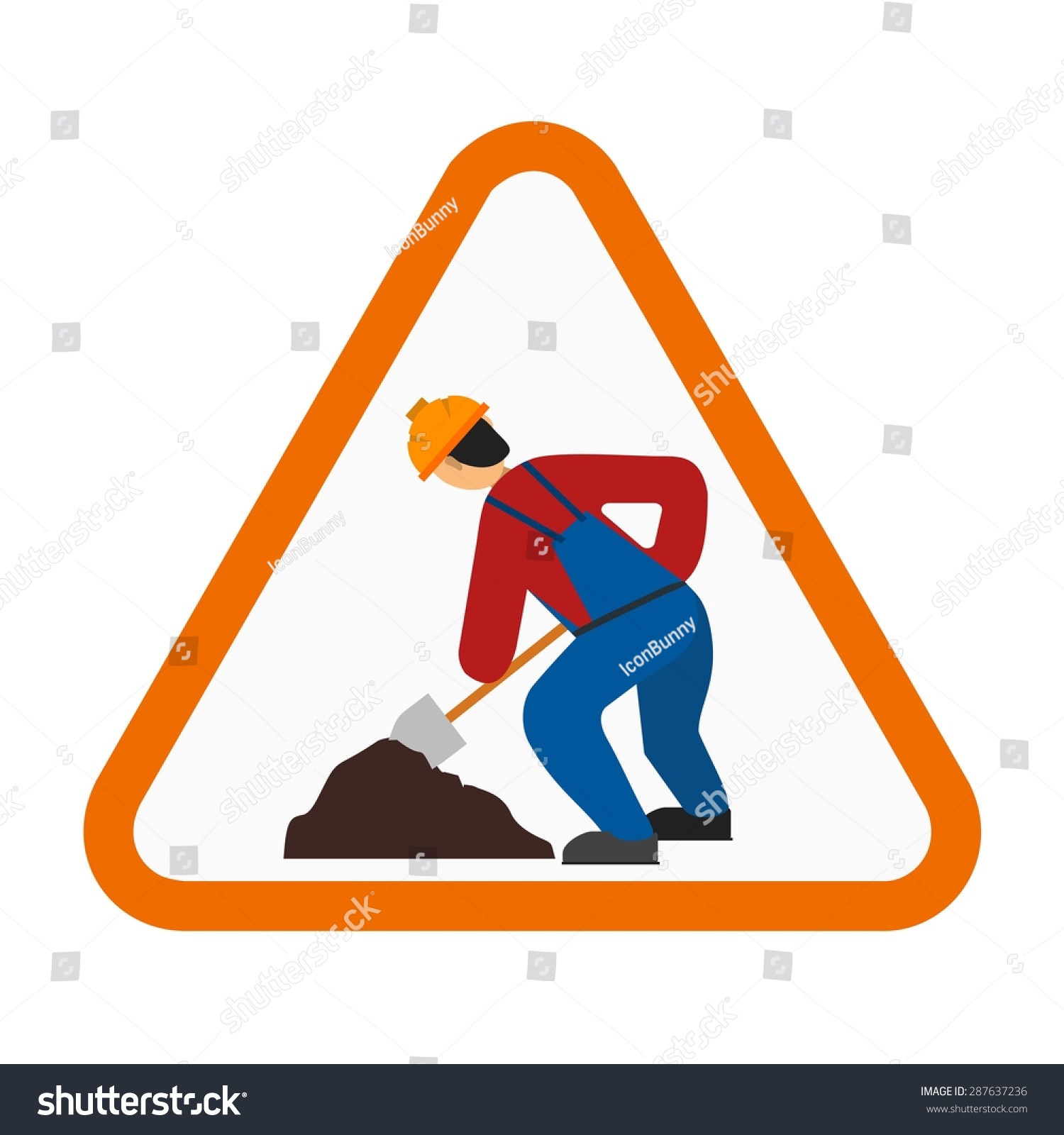 Repair Work Progress Icon Vector Image Stock Vector Royalty Free