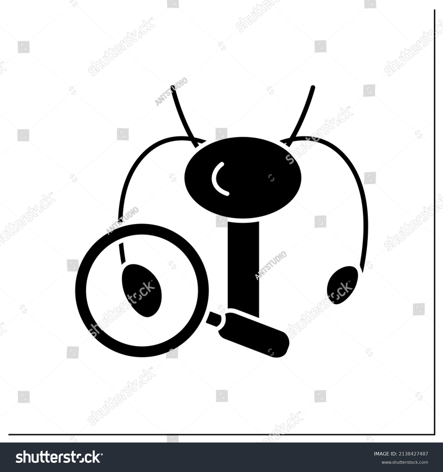 Reproductive System Glyph Icon Examination Penis Stock Vector Royalty Free 2138427487 