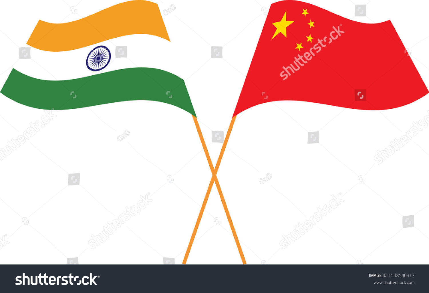 Republic India Peoples Republic China National Stock Vector Royalty Free 1548540317 Shutterstock 6036