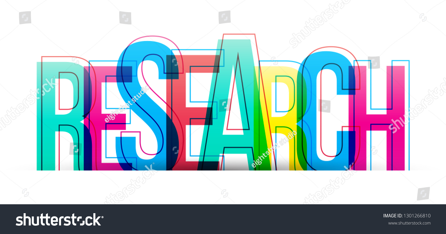 research-word-vector-isolated-on-white-stock-vector-royalty-free