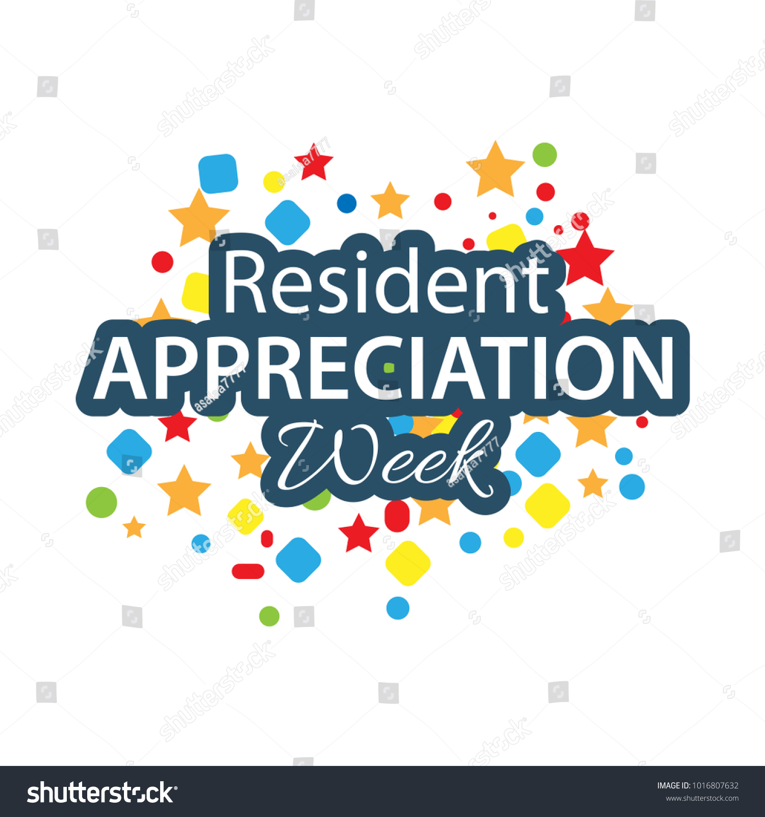 Resident Appreciation Week Vector Vector có sẵn (miễn phí bản quyền