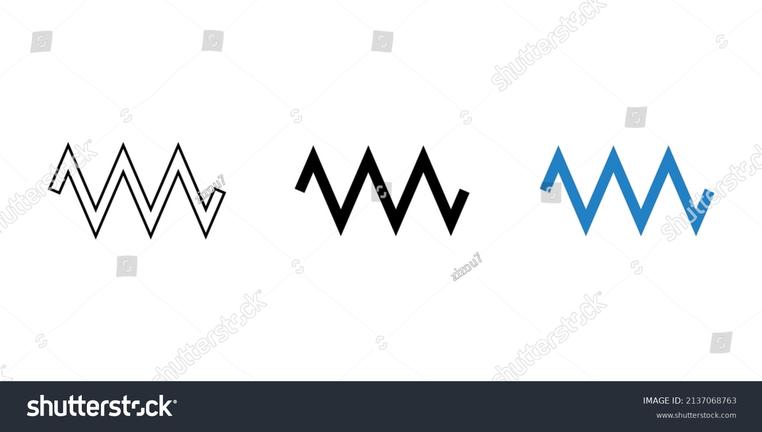 Resistor Component Symbol Electric Circuit Stock Vector (Royalty Free