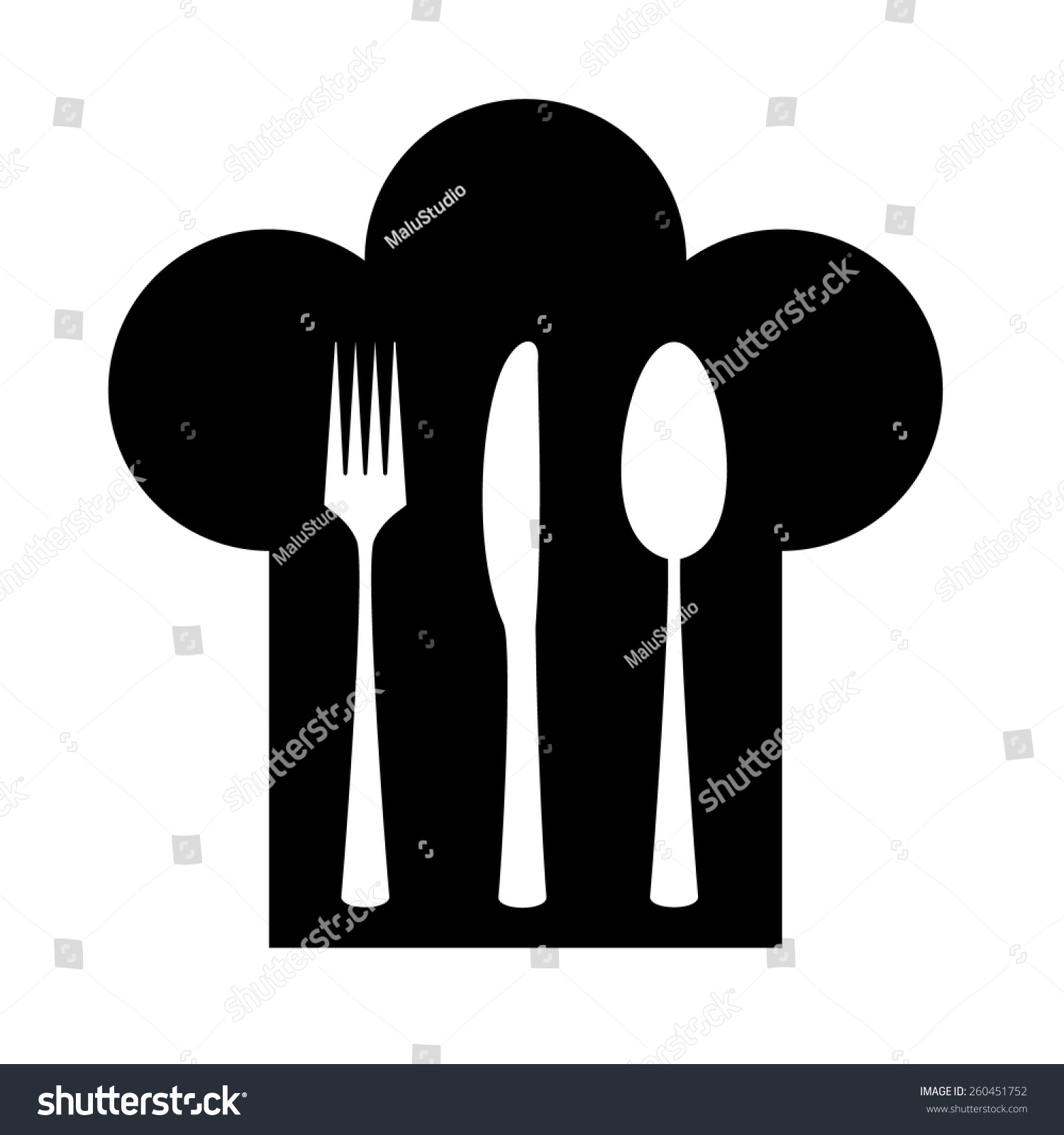 Restaurant Menu Symbol Stock Vector (Royalty Free) 260451752 | Shutterstock