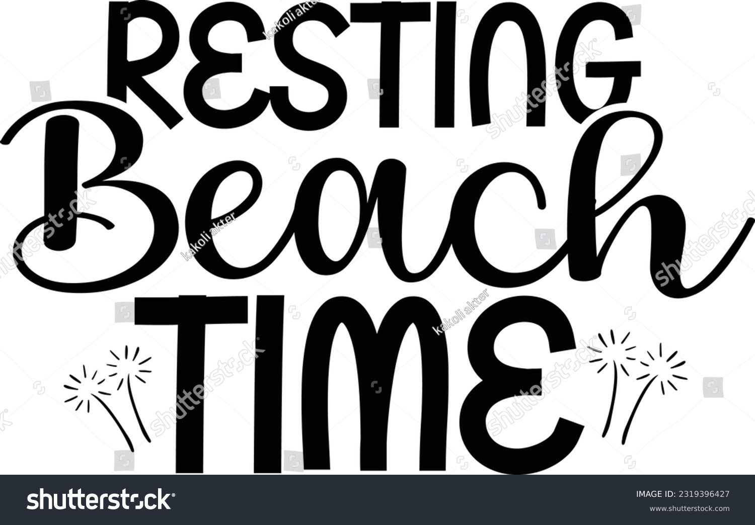 SVG of Restimg beach time svg design svg